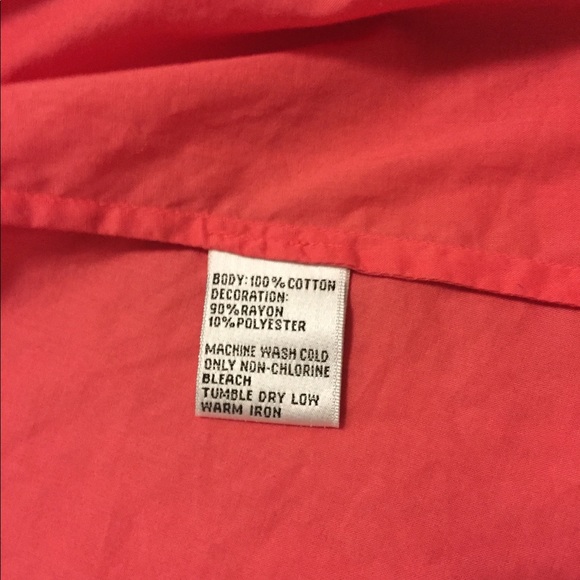 Talbots cotton embroidered top - Picture 6 of 6